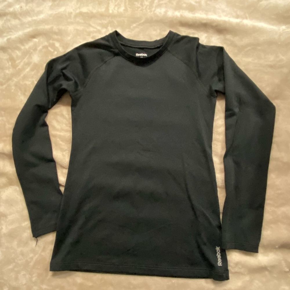 Reebok Kids Black Long Sleeve Tee